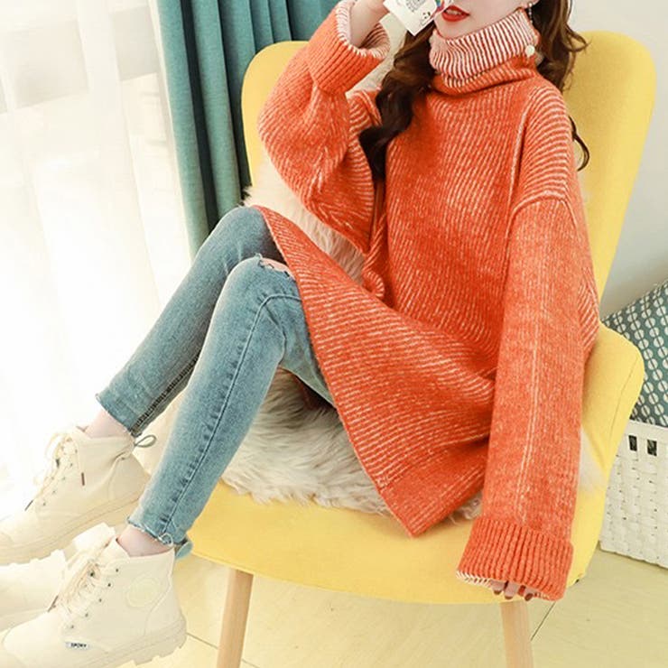 トップス オーバサイズ ハイネック | Doux Belle  | 詳細画像12 