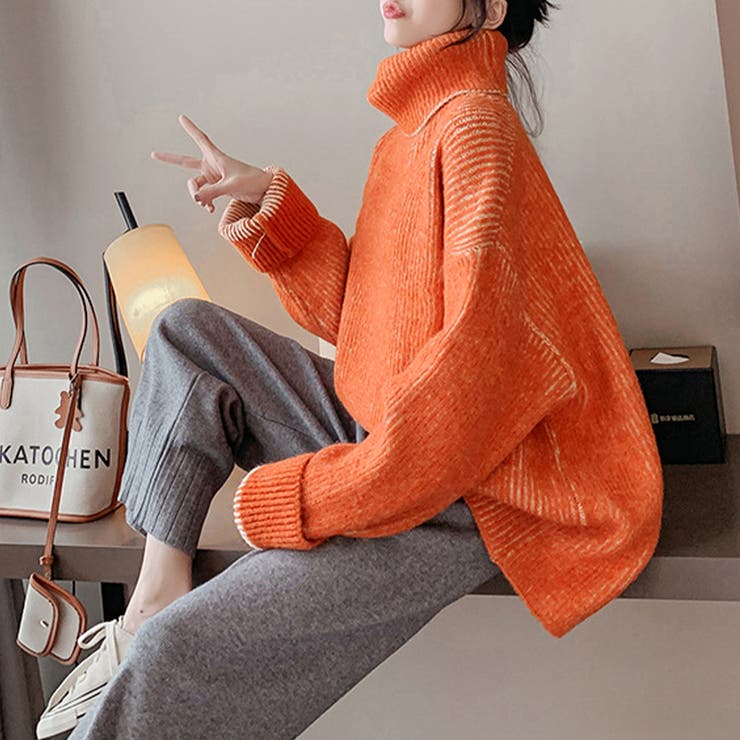 トップス オーバサイズ ハイネック | Doux Belle  | 詳細画像13 