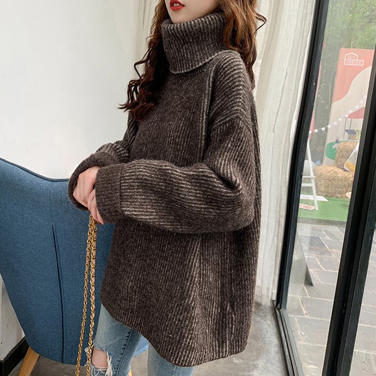 トップス オーバサイズ ハイネック | Doux Belle  | 詳細画像8 