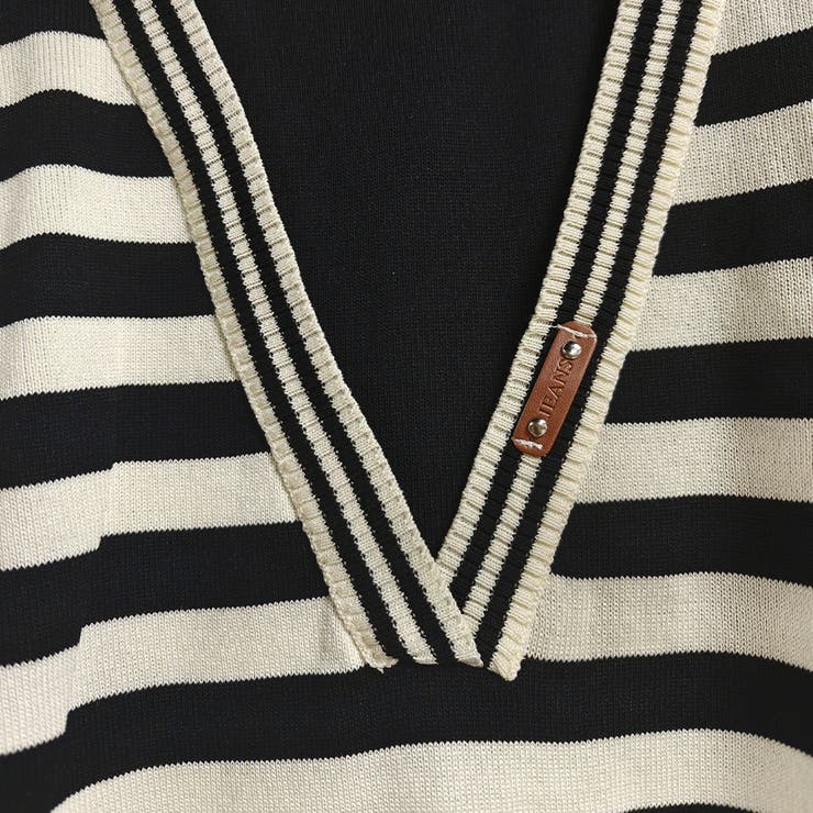 レイヤード風ニットトップス | Doux Belle  | 詳細画像15 