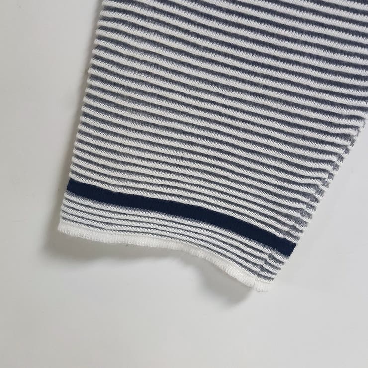 太細ボーダー切替ゆるシルエットトップス | Doux Belle  | 詳細画像11 