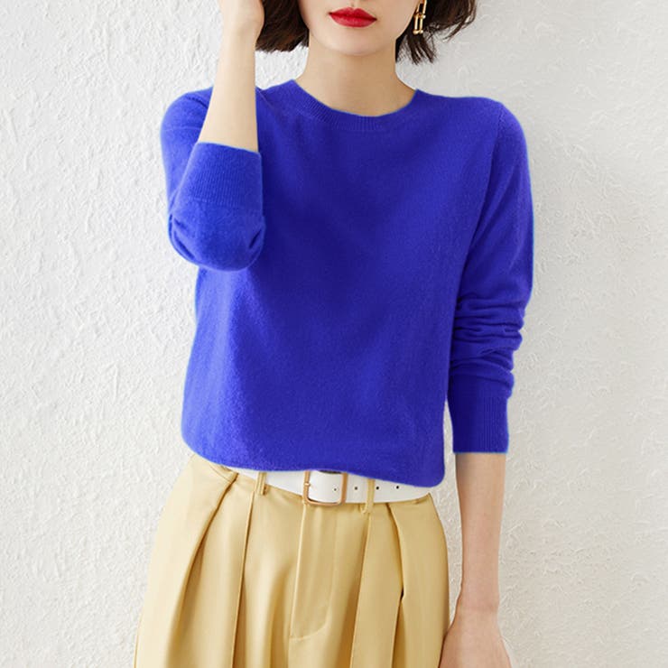 シンプルシルエットニットトップス | Doux Belle  | 詳細画像13 