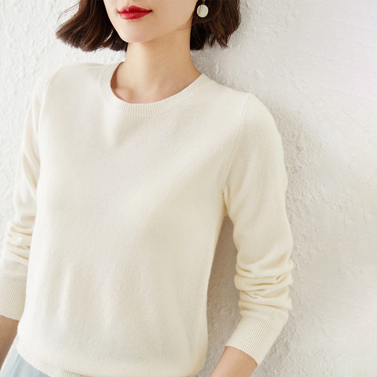 シンプルシルエットニットトップス | Doux Belle  | 詳細画像2 