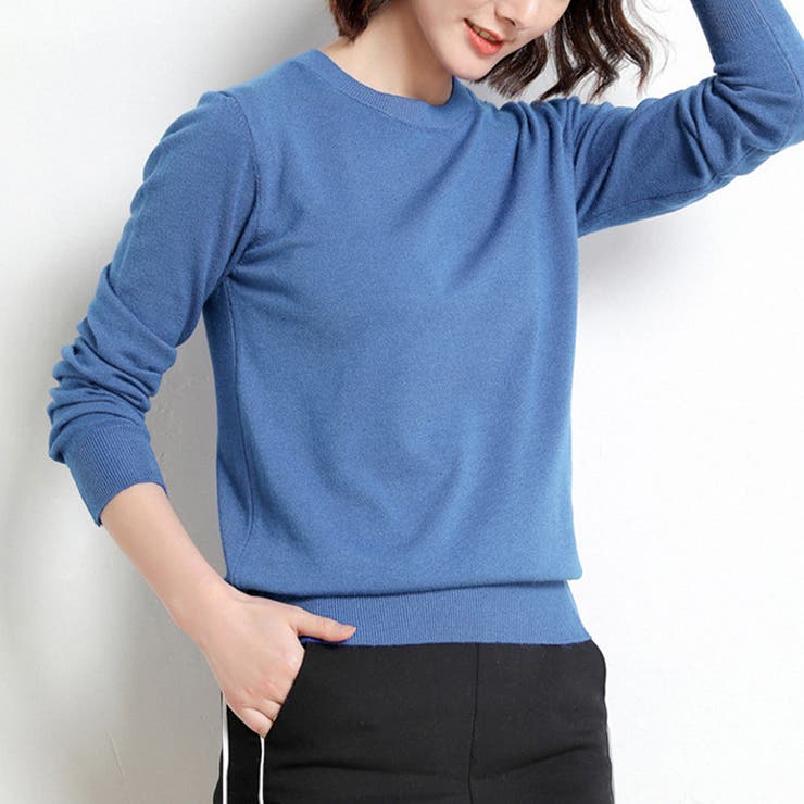 シンプルシルエットニットトップス | Doux Belle  | 詳細画像5 