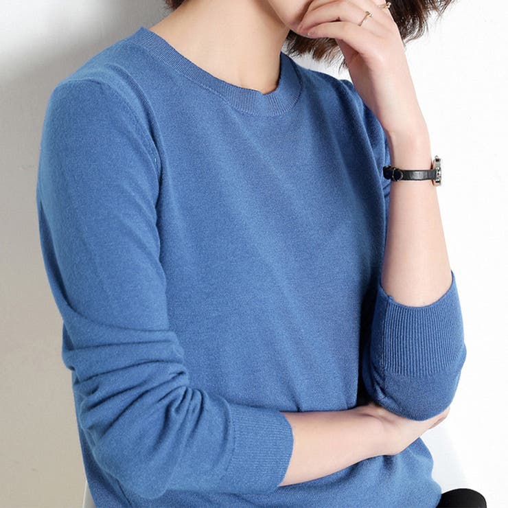 シンプルシルエットニットトップス | Doux Belle  | 詳細画像6 