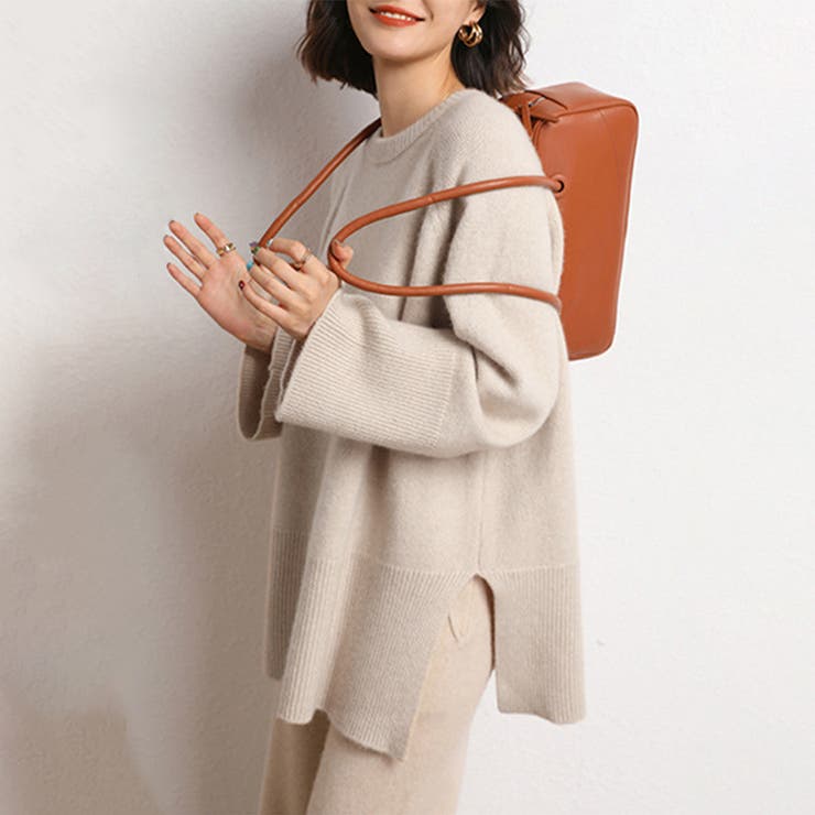 サイドスリットオーバーサイズニット | Doux Belle  | 詳細画像2 