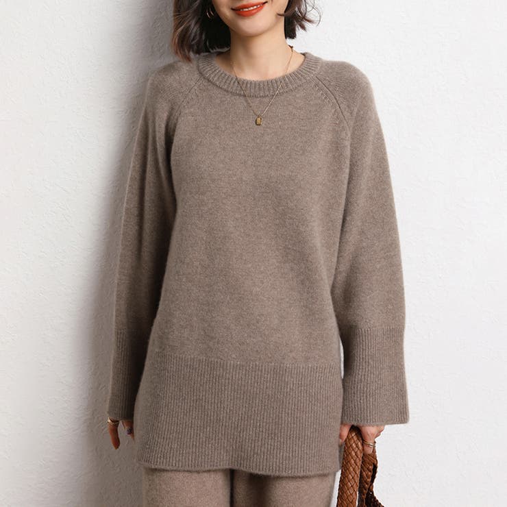 サイドスリットオーバーサイズニット | Doux Belle  | 詳細画像7 