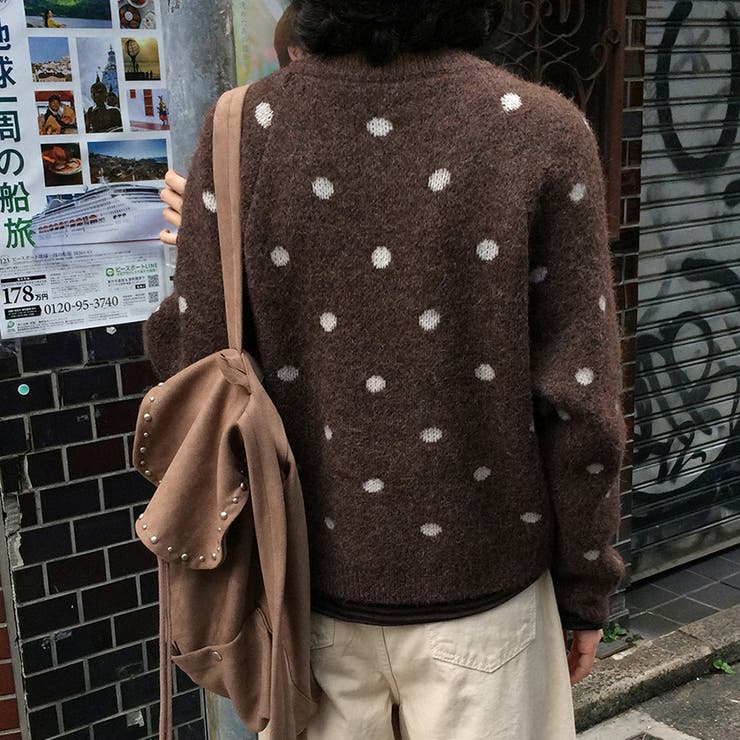 ドットデザインニットカーディガン | Doux Belle  | 詳細画像11 