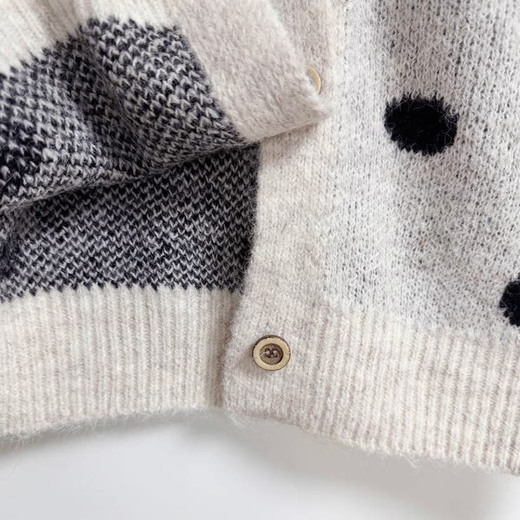 ドットデザインニットカーディガン | Doux Belle  | 詳細画像15 