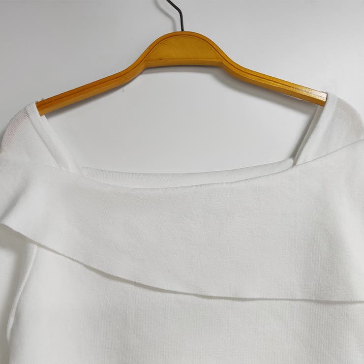 折り返しネックオフショル風トップス | Doux Belle  | 詳細画像23 