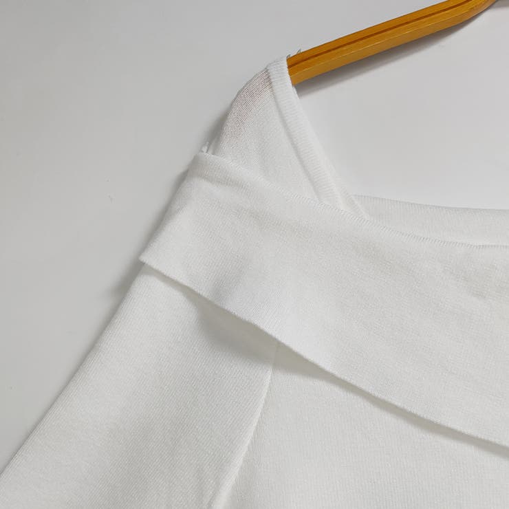 折り返しネックオフショル風トップス | Doux Belle  | 詳細画像24 