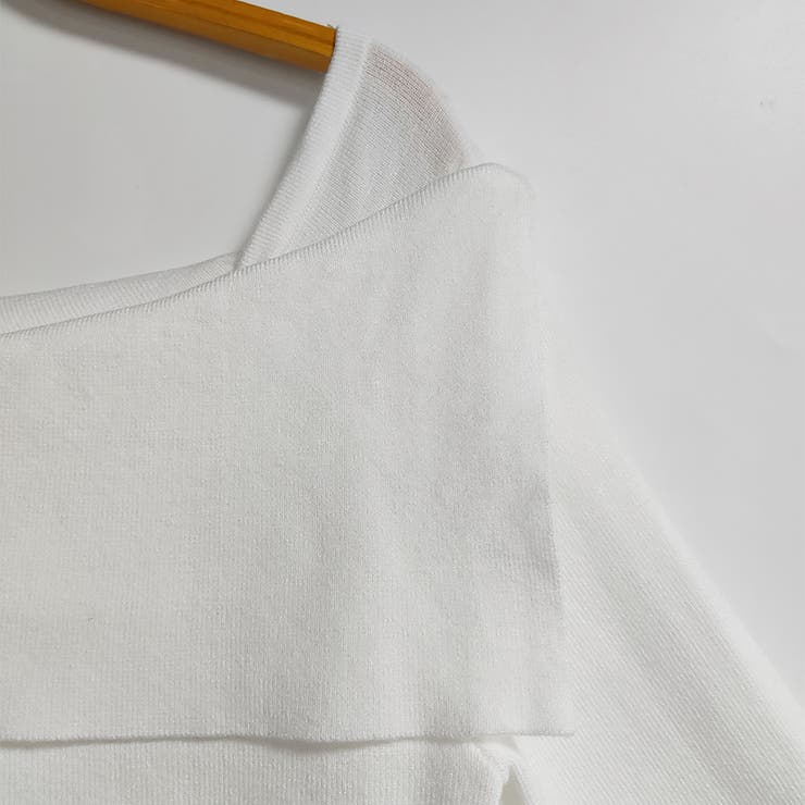 折り返しネックオフショル風トップス | Doux Belle  | 詳細画像25 