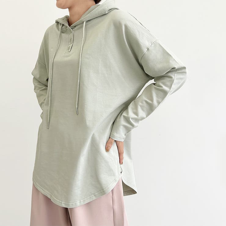 パーカー レディース 薄手 スウェット プルオーバー フード付き | Doux Belle  | 詳細画像33 