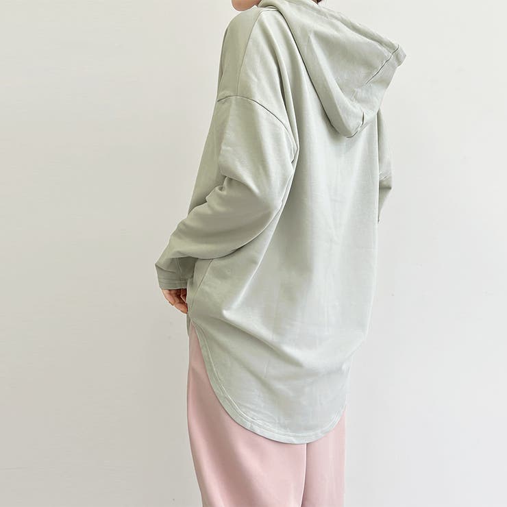 パーカー レディース 薄手 スウェット プルオーバー フード付き | Doux Belle  | 詳細画像34 