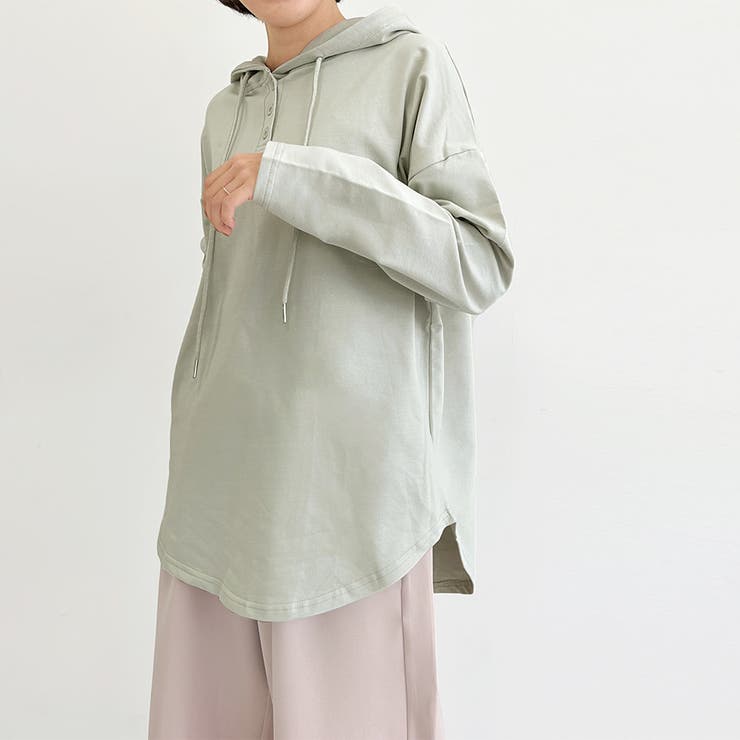 パーカー レディース 薄手 スウェット プルオーバー フード付き | Doux Belle  | 詳細画像36 