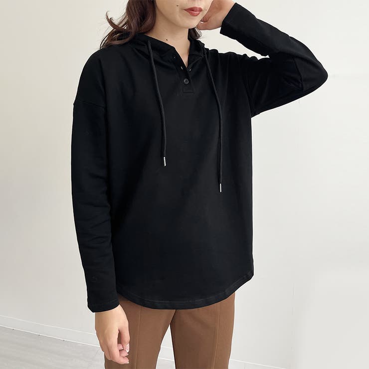 パーカー レディース 薄手 スウェット プルオーバー フード付き | Doux Belle  | 詳細画像44 