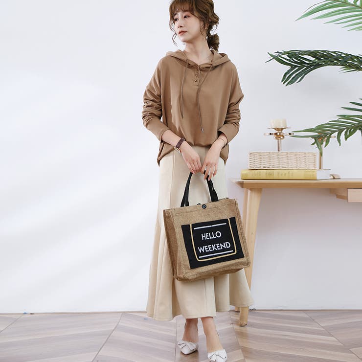 パーカー レディース 薄手 スウェット プルオーバー フード付き | Doux Belle  | 詳細画像9 