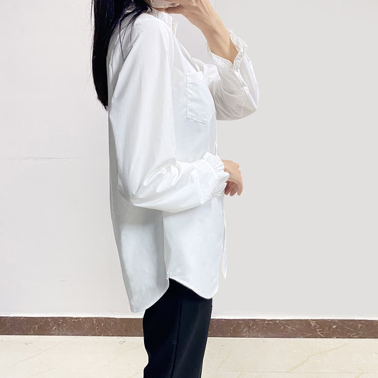 シャツ フリルシャツ ブラウス | Doux Belle  | 詳細画像3 