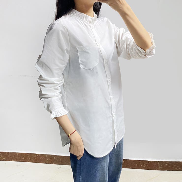 シャツ フリルシャツ ブラウス | Doux Belle  | 詳細画像6 