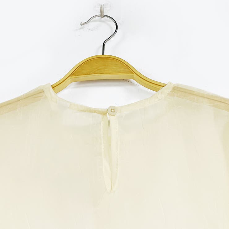 シースルートップス シアーシャツ ブラウス | Doux Belle  | 詳細画像17 