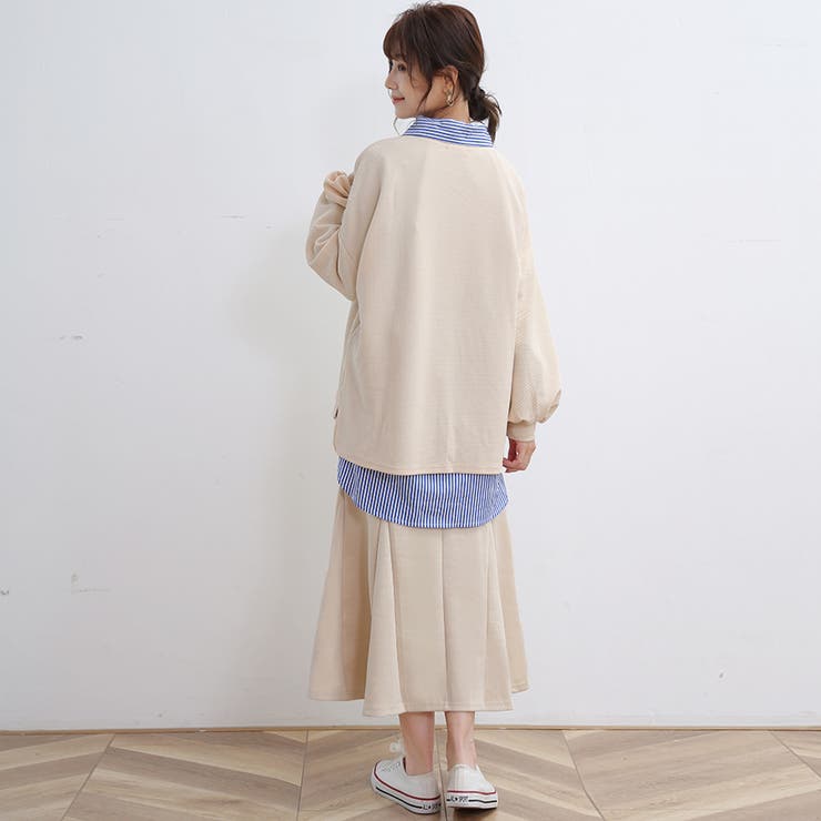 ストライプシャツ ロングシャツ シャツ | Doux Belle  | 詳細画像41 