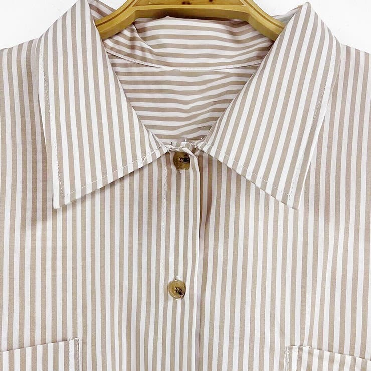 ストライプシャツ ロングシャツ シャツ | Doux Belle  | 詳細画像84 