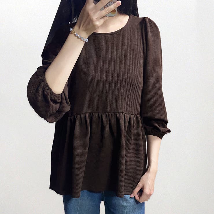 コーヒー | ブラウス カットソー トップス | Doux Belle 