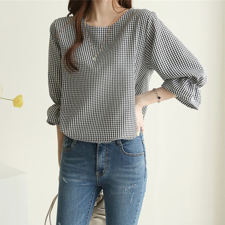 ブラック | シャツ ブラウン レディース | Doux Belle 