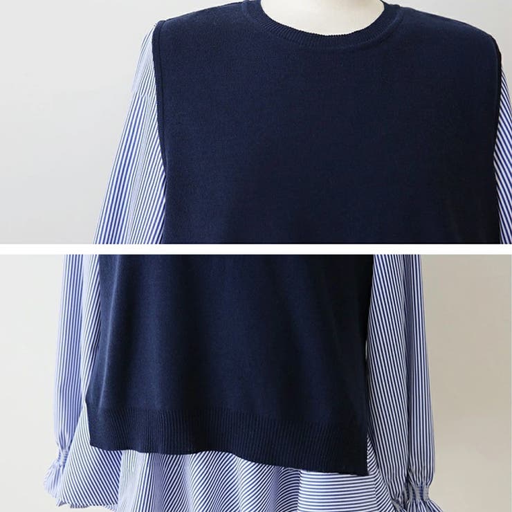 シャツセット 重ね着 ブラウス | Doux Belle  | 詳細画像20 