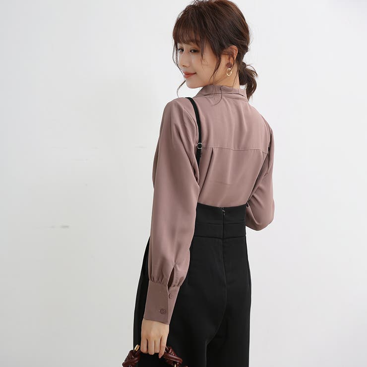 シャツ レディース トップス 長袖 ブラウス オーペンカラー | Doux Belle  | 詳細画像25 