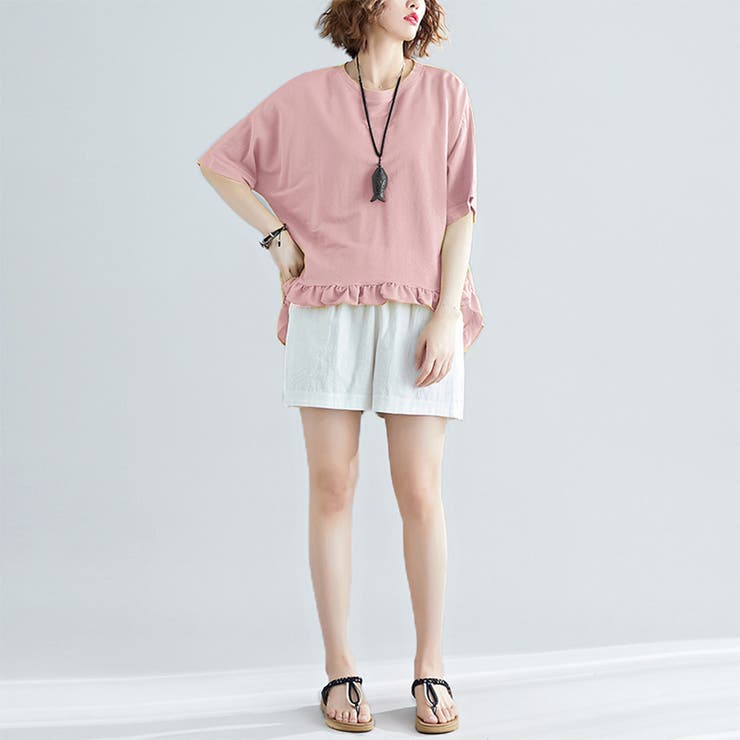 春新作 フリル カットソー | Doux Belle  | 詳細画像15 