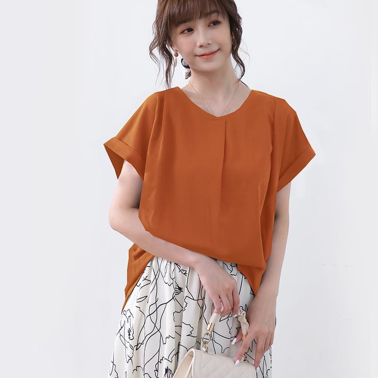 ブラウス 半袖 シャツ | Doux Belle  | 詳細画像18 