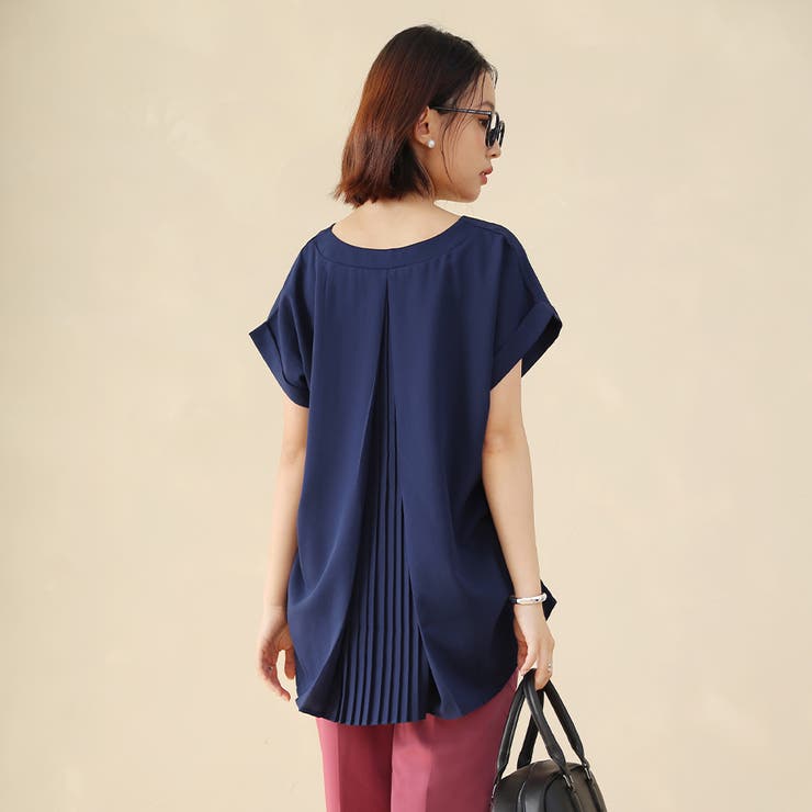 ブラウス 半袖 シャツ | Doux Belle  | 詳細画像7 