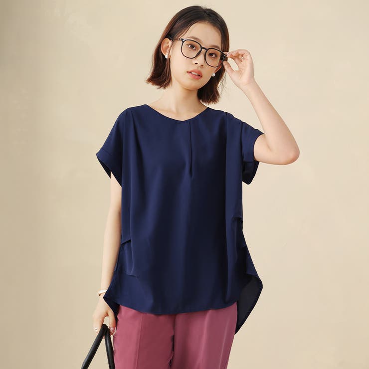 ブラウス 半袖 シャツ | Doux Belle  | 詳細画像8 