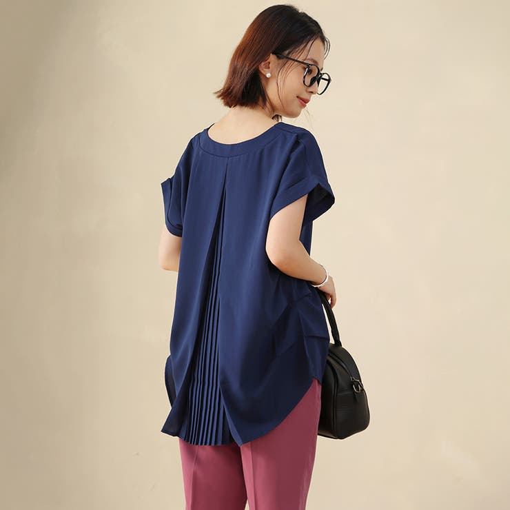 ブラウス 半袖 シャツ | Doux Belle  | 詳細画像10 