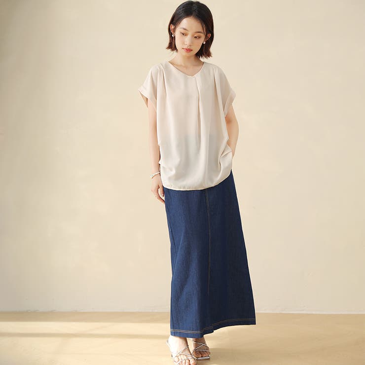 ブラウス 半袖 シャツ | Doux Belle  | 詳細画像17 