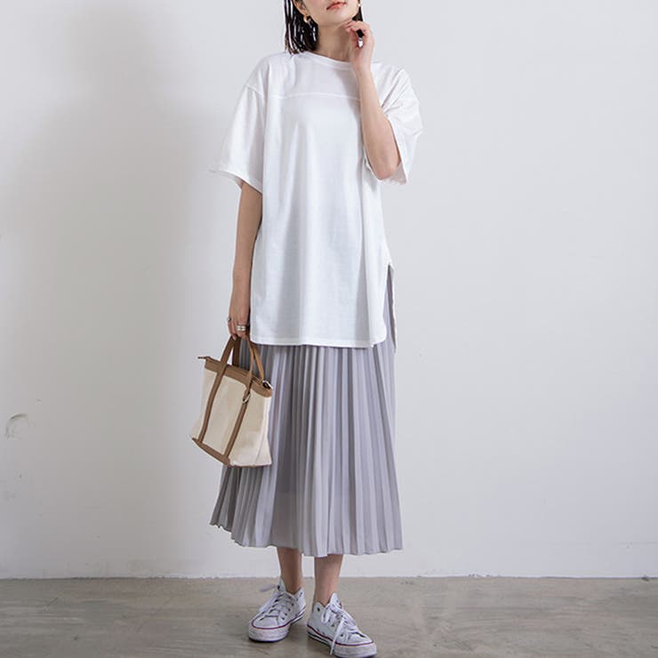 新作 tシャツ トップス クルーネック シンプル  無地 | Doux Belle  | 詳細画像18 