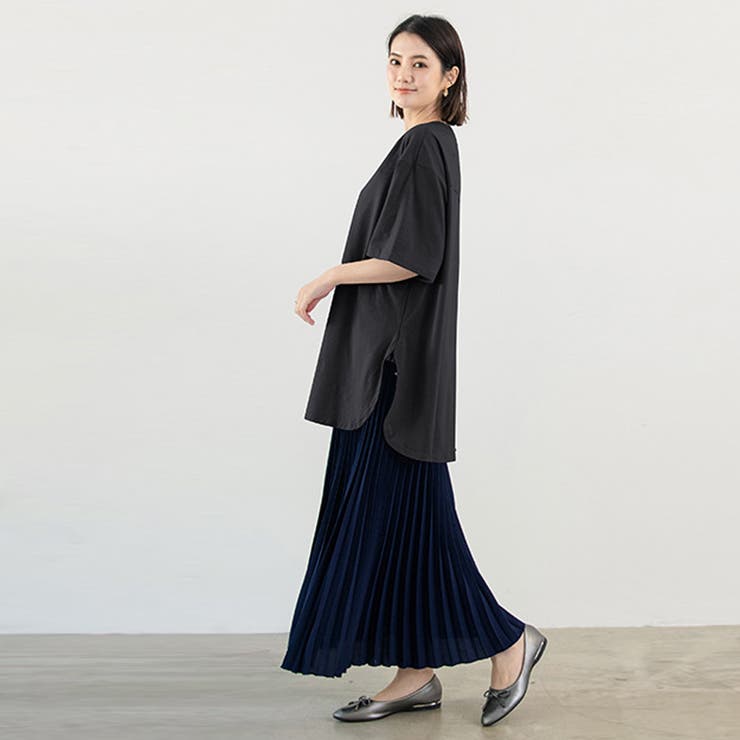 新作 tシャツ トップス クルーネック シンプル  無地 | Doux Belle  | 詳細画像24 