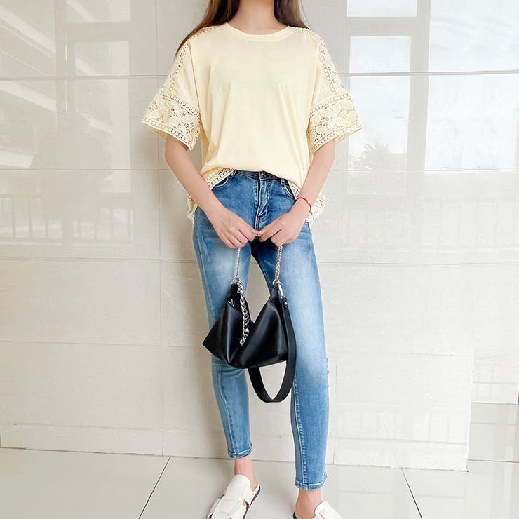 レース トップス トップス 可愛い カジュアル オフェス | Doux Belle  | 詳細画像16 