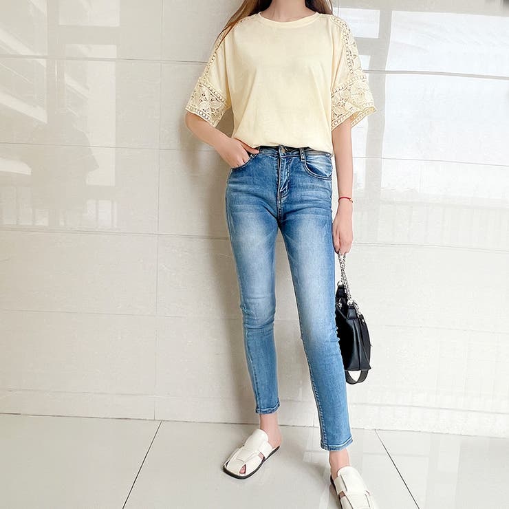 レース トップス トップス 可愛い カジュアル オフェス | Doux Belle  | 詳細画像18 