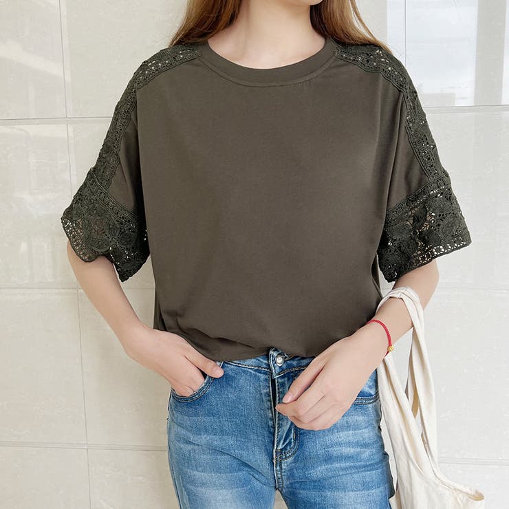 レース トップス トップス 可愛い カジュアル オフェス | Doux Belle  | 詳細画像23 