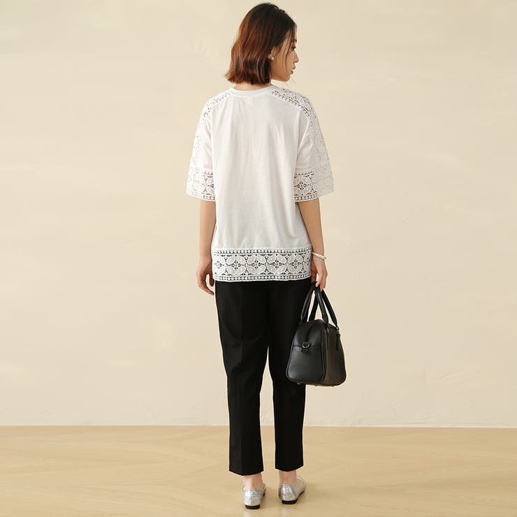 レース トップス トップス 可愛い カジュアル オフェス | Doux Belle  | 詳細画像42 