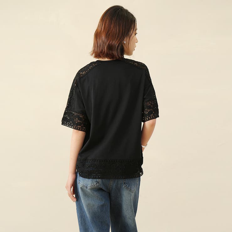 レース トップス トップス 可愛い カジュアル オフェス | Doux Belle  | 詳細画像43 