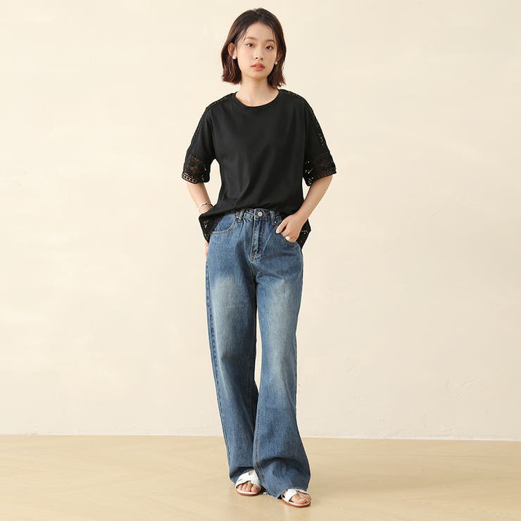 レース トップス トップス 可愛い カジュアル オフェス | Doux Belle  | 詳細画像46 