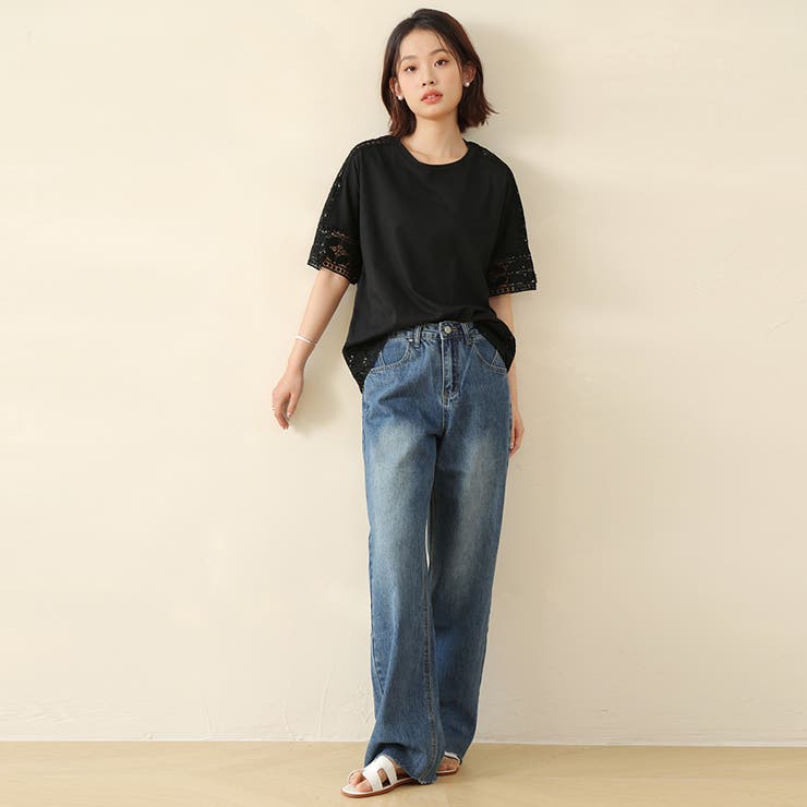 レース トップス トップス 可愛い カジュアル オフェス[品番