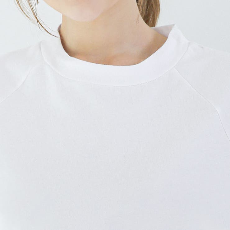 新作 トップス Ｔシャツ 半袖 tシャツ 無地 伸縮性 | Doux Belle  | 詳細画像28 