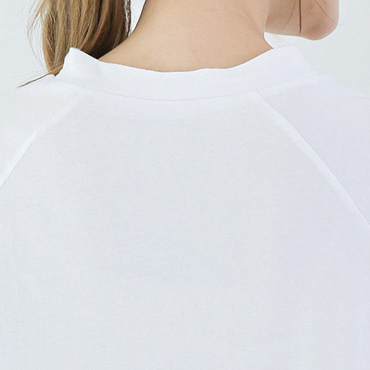 新作 トップス Ｔシャツ 半袖 tシャツ 無地 伸縮性 | Doux Belle  | 詳細画像30 