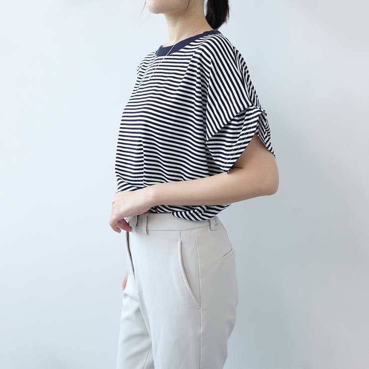 ボーダーTシャツ Tシャツ カットソー | Doux Belle  | 詳細画像10 