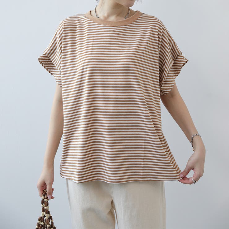 ボーダーTシャツ Tシャツ カットソー | Doux Belle  | 詳細画像14 