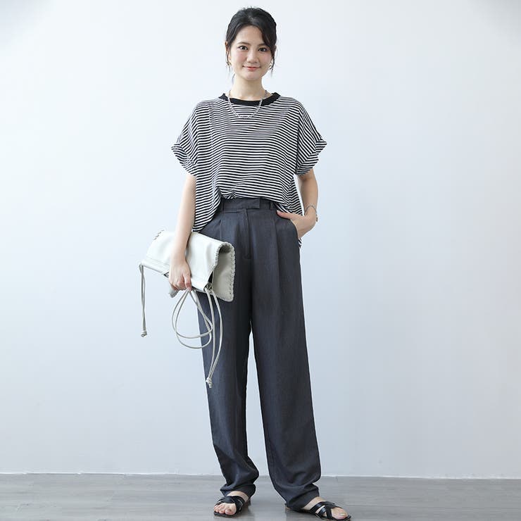 ボーダーTシャツ Tシャツ カットソー | Doux Belle  | 詳細画像5 